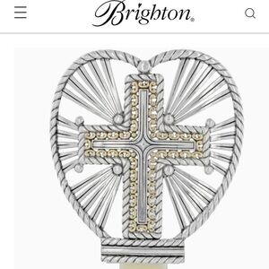 Brighton Two Tone Cross Night Light Cover